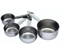 KitchenCraft Stainless Steel 4 Piece Measuring Cup Set