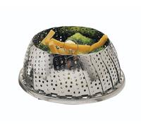 KitchenCraft Stainless Steel Collapsible Steaming Basket, 28cm in Silver Kitchencraft Silver