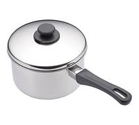 KitchenCraft Stainless Steel Extra Deep Saucepan 16cm Induction Safe