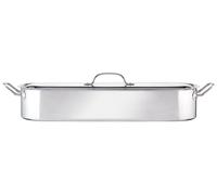 KitchenCraft Stainless Steel Fish Poacher with Welded Handles and Removable Rack
