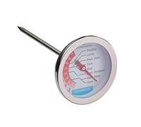 KitchenCraft KCMEATTH Meat Thermometer Probe with Cooking Guide, Stainless Steel, Silver