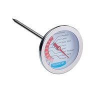 KitchenCraft Stainless Steel Meat Thermometer, Silver