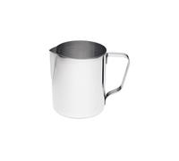 KitchenCraft Stainless Steel Milk Frothing Jug with Drip-Free Spout, Brushed Interior, Mirror Polished Exterior, Looped Handle, Dishwasher Safe, Silver, 350 ml