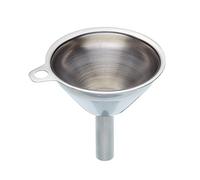KitchenCraft Stainless Steel Mini Kitchen and Hip Flask Funnel, 5.5cm | Small Bottle Filler, Rust Resistant Stainless Steel Kitchen Gadget, Hanging Loop Tab Included, Dishwasher Safe