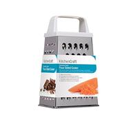 KitchenCraft 4 Sided Cheese Grater, Stainless Steel, 15 cm Tall