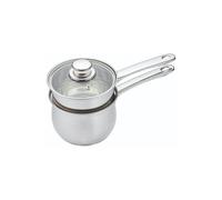 KitchenCraft Stainless Steel Porringer 16cm, Gift Boxed in Mid Grey Kitchencraft Mid Grey