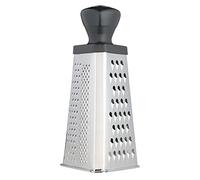KitchenCraft Stainless Steel Triangular Box Grater, 2 cm (8"), Silver