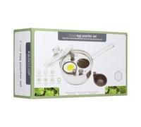 KitchenCraft Stainless Steel Two Hole Egg Poacher 16cm