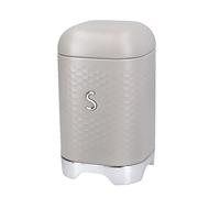 KitchenCraft Sugar Storage Canister with Lid, Latte Cream, 11.5 x 11.5 x 19.5cm