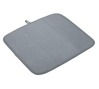 KitchenCraft Super-Absorbent Large Dish Drying Mat, 45 x 40 cm (17.5" x 16") - Grey