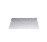 KitchenCraft Sweetly Does It 14 Inch Cake Board, Square, Cardboard / Foil, Silver, 35 cm