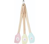 KitchenCraft Sweetly Does It 3 Piece Mini Spatula Set - Multicolour - Silicone - Spatula
