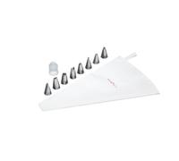 KitchenCraft Sweetly Does It Beginners Cake Decorating Piping Set, with Icing Bag and Nozzles, 8 Pieces