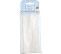 KitchenCraft, Sweetly Does It Cake Pop Sticks, Lolly Pop Sticks, Paper, Pack of 5, White