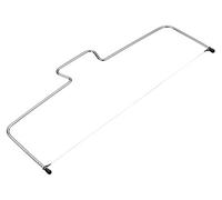 KitchenCraft Sweetly Does It Cake Slicer, Leveller, Layer Cutter Wire, Carbon Steel Baking Accessory, 40 cm, Silver