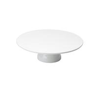 KitchenCraft Sweetly Does It Cake Stand/Cupcake Platter, Porcelain, White, 3.5 x 3.5 x 1 cm