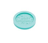 KitchenCraft Sweetly Does It “Feliz Cumpleaños” Silicone Fondant Mould, Blue