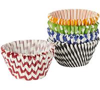 KitchenCraft Sweetly Does It Muffin Cases, Assorted Printed Patterns, Paper, Multi Colour, Pack of 16