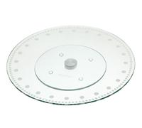 KitchenCraft Sweetly Does It Revolving Glass Cake Stand in Clear Kitchencraft Clear