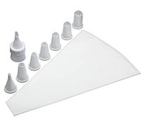 Sweetly Does It Plastic Piping Bag Set With 8 Nozzles Reuasble Feature