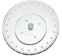 KitchenCraft Sweetly Does It Turntable Cake Stand, Gift Box, Glass, 3 cm
