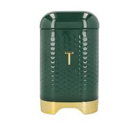 Kitchencraft Tea Canister Metal Storage Container Green Retro Jar