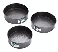 Kitchencraft Three Piece Non-Stick Spring Form Cake Tin Set