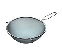 KitchenCraft Tin-Coated Extra-Large Metal Sieve, 24 cm (9.5")