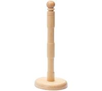 KitchenCraft Upright Wooden Kitchen Roll Holder, 33.5 cm (13")