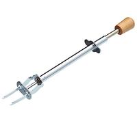 KitchenCraft Vintage-Style Telescopic Pickle Fork, 17 cm (6.5"), Silver