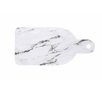 KitchenCraft "We Love Summer" Melamine Marble-Effect Food Serving Platter in White Kitchencraft White