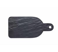 KitchenCraft "We Love Summer" Melamine Slate-Effect Food Serving Platter in Black Kitchencraft Black
