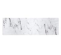 KitchenCraft "We Love Summer Rectangular Melamine Marble-Effect Food Serving Platter, 53 x 16 cm (21" x 6.5")