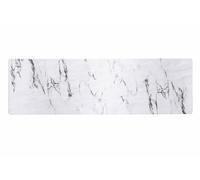 KitchenCraft "We Love Summer" Rectangular Melamine Marble-Effect Food Serving Platter in White Kitchencraft White