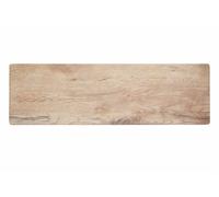 KitchenCraft "We Love Summer" Rectangular Melamine Wood-Effect Food Serving Platter in Brown Kitchencraft Brown