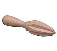 KitchenCraft Wooden Citrus Reamer, 15 cm (6"), Beige | Extracts maximum juice from lemons and limes directly into bowls, providing an easy manual solution for busy bars.