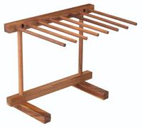 KitchenCraft World of Flavours Acacia Wood Italian Pasta Drying Stand- 35.5cm