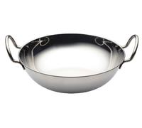 KitchenCraft World of Flavours Indian Stainless Steel Large Balti Dish