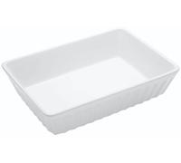 KitchenCraft World of Flavours Italian Large Lasagne / Baking Dish - White - Ceramic - Serving Dish