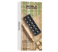 KitchenCraft Italian Non-Stick Ravioli Mould in Black Kitchencraft Black