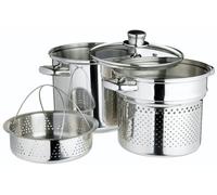 Kitchencraft World Of Flavours Italian Pasta Pot With Steamer Insert