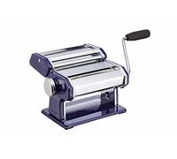 World of Flavours Italian Deluxe Double Cutter Pasta Machine Blue