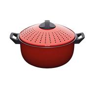 KitchenCraft World of Flavours 4 Litre Carbon Steel Pasta Pot