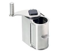 KitchenCraft World of Flavours Rotary Action Parmesan Cheese Grater, Stainless Steel, Silver