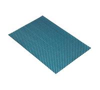 KitchenCraft Woven Vinyl Placemat, 45 x 3 cm (17.5" x 12") - Turquoise Weave