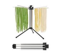 KITCHENDAO Collapsible Pasta Drying Rack, Easy Storage, Quick Set up, Foldable Pasta Dryer Rack, Spaghetti Noodle Tree Stand Hanger, Detachable for Easy Cleaning, Rotary Arms, Hold up to 5lbs