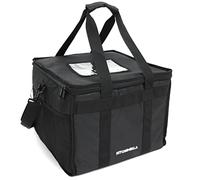 Kitchenella 40 Litre Hot Food Delivery Bag 38x38x32cm Cool Bag for Picnics on The Beach - Ideal for Pizza Delivery Drivers Insulated Keeps Meals Hot or Cold Takeaway Fast Food