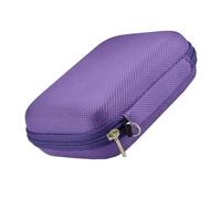 KITCHENKARATLY Essential Oil Holder Pouch for Bottles Portable Bottle Storage Case with Zipper Compact Lightweight Travel Container for Aromatherapy Oils