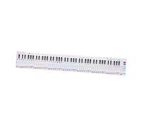 KITCHENKARATLY Key Piano Practice Chart for Beginners Premium Paper Keyboard Note Guide Finger Simulation Aid for Learning and Teaching Portable Reference for Piano Skills Improvement