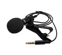 KITCHENKARATLY Noise Reduction Lavalier Microphone Condenser Mic Wired Portable Recording Mic for Vlog Live Broadcast Gaming with Tpe Material and High Sound Reduction Technology